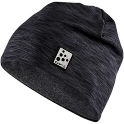 CRAFT MICROFLEECE HAT BLACK MELANGE 23