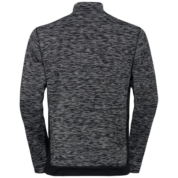 ODLO BERRA SL MIDLAYER 1/2 ZIP GREY MELANGE - SPACE DYE 22 - Image 2
