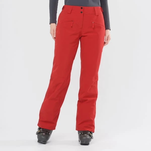 SALOMON EDGE PANT W RED CHILI 22 - Image 2