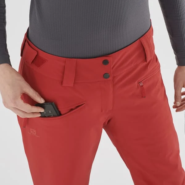 SALOMON EDGE PANT W RED CHILI 22 - Image 5