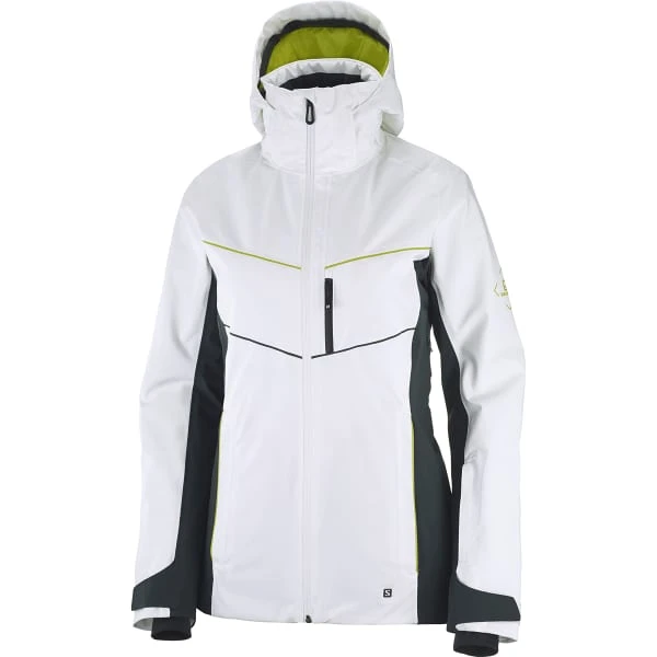 SALOMON BRILLIANT JKT W WHITE/EBONY/EVENING PRIM 22