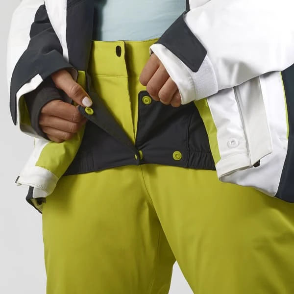 SALOMON BRILLIANT JKT W WHITE/EBONY/EVENING PRIM 22 - Image 5