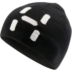 Haglöfs HAGLOFS REVERSIBLE LOGO BEANIE TRUE BLACK/SOFT WHITE 22