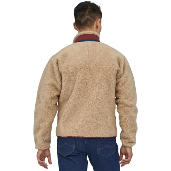 PATAGONIA M'S CLASSIC RETRO-X JKT DARK NATURAL W/SEQUOIA RED 23 - Image 3