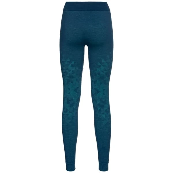 ODLO BL BOTTOM LONG KINSHIP PW 200 W BLUE WING TEAL MELANGE 23 - Image 2