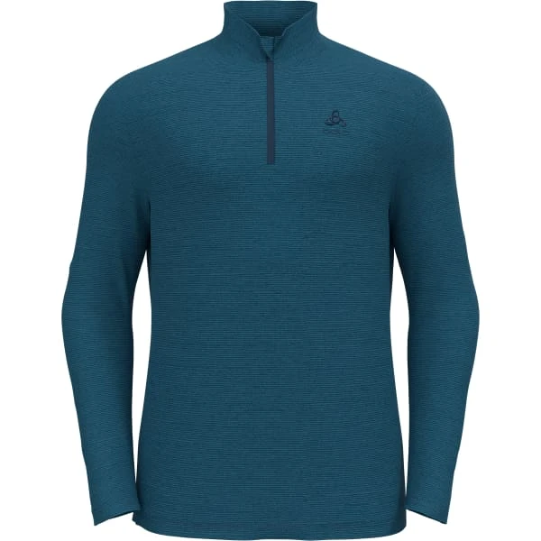 ODLO ROY MIDLAYER 1/2 ZIP BLUE WING TEAL/INDIGO BUNTING 23