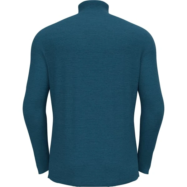 ODLO ROY MIDLAYER 1/2 ZIP BLUE WING TEAL/INDIGO BUNTING 23 - Image 2