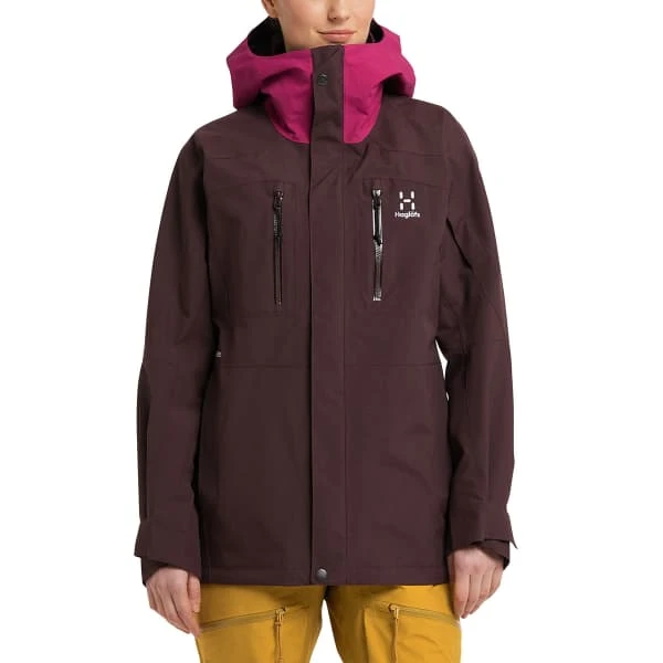 Haglöfs HAGLÖFS ELATION GTX JACKET W BURGUNDY BROWN/DEEP PINK 22 - Image 3