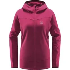 Haglöfs HAGLÖFS FROST MID HOOD W DEEP PINK 22