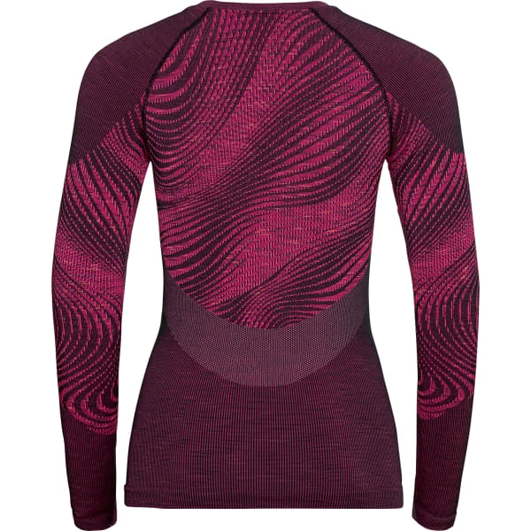 ODLO BLACKCOMB ECO BL TOP CREW NECK L/S W FESTIVAL FUCHSIA/SPACE DYE 23 - Image 2