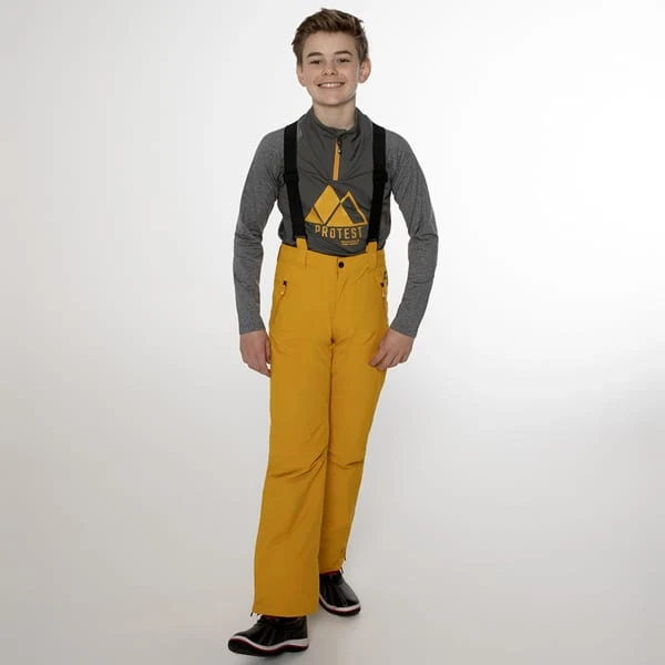 PROTEST SPIKET JR SNOWPANTS DARK YELLOW 23 - Image 5