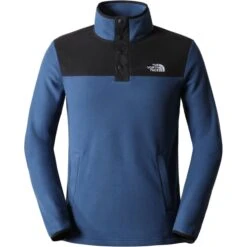 THE NORTH FACE M HOMESAFE 1/4 ZIP SHADY BLUE/TNF BLK 23