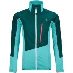 ORTOVOX WESTALPEN SWISSWOOL HYBRID JKT W PACIFIC GREEN 23