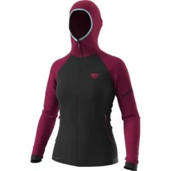 DYNAFIT SPEED POLARTEC HOODED JKT W BEET RED 23