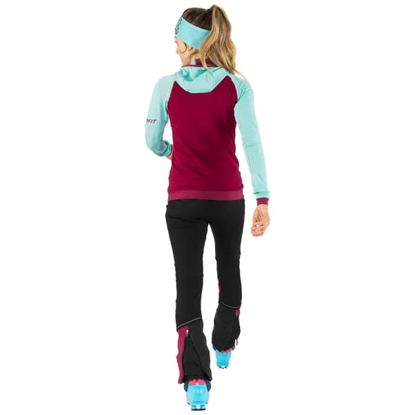 DYNAFIT SPEED POLARTEC HOODED JKT W MARINE BLUE BEET RED 23 - Image 3