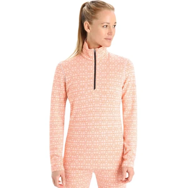 ICEBREAKER 250 VERTEX LS HALF ZIP ALPINE GEO W SNOW/FLA 23 - Image 2