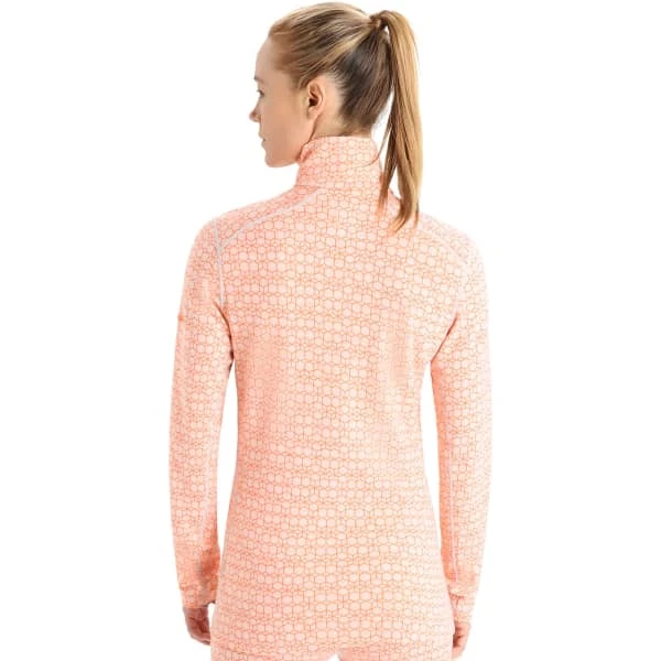 ICEBREAKER 250 VERTEX LS HALF ZIP ALPINE GEO W SNOW/FLA 23 - Image 3