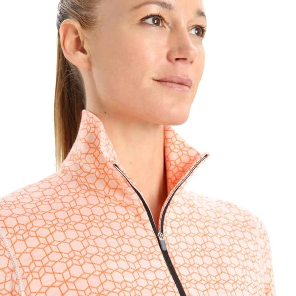 ICEBREAKER 250 VERTEX LS HALF ZIP ALPINE GEO W SNOW/FLA 23 - Image 4