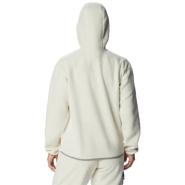 COLUMBIA ECHO HILLS SHERPA HOODIE CHALK LIGHT GREY 23 - Image 2
