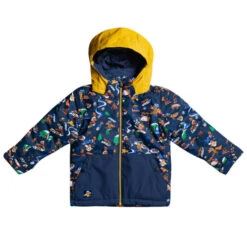 QUIKSILVER LITTLE MISSION KIDS JK INSIGNIA BLUE SNOW ALOHA 23