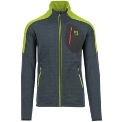 KARPOS PUEZ FLEECE DARK SLATE/LIME GREEN 23