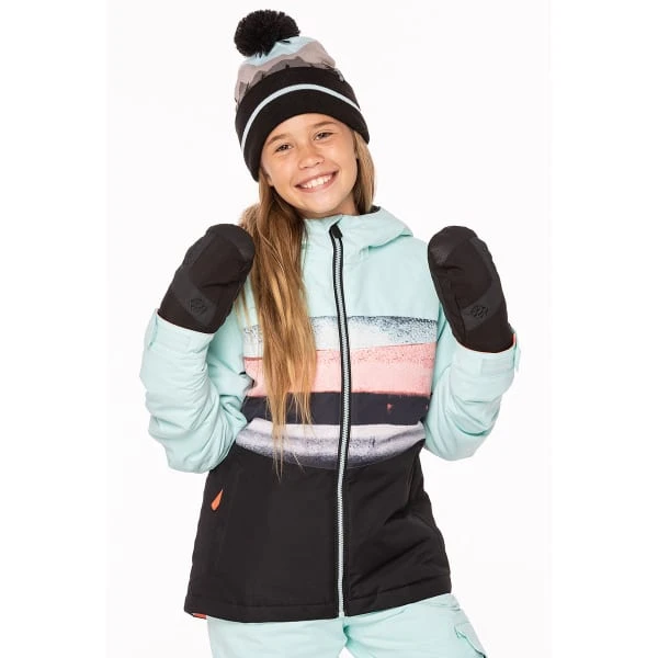 686 GIRLS ATHENA INSULATED JKT ICY BLUE SNST STRP CLR2BLK 23 - Image 3