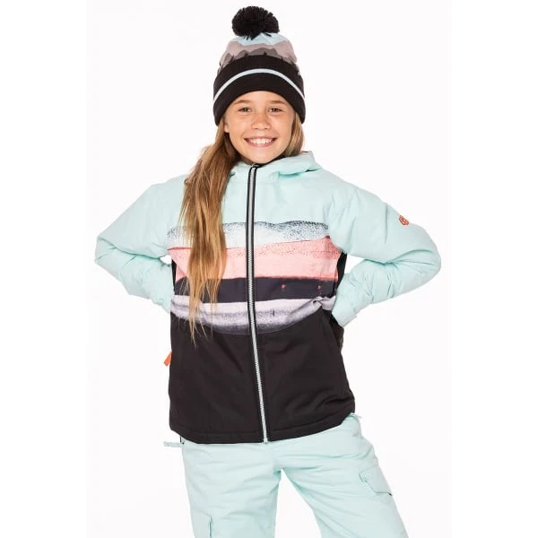 686 GIRLS ATHENA INSULATED JKT ICY BLUE SNST STRP CLR2BLK 23 - Image 5