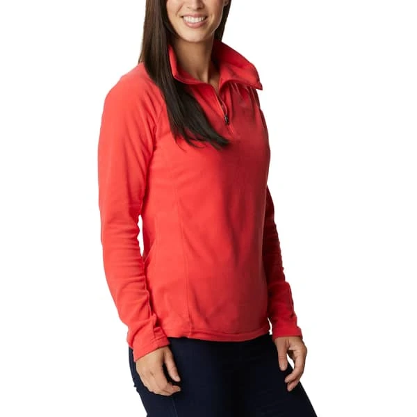 COLUMBIA GLACIAL IV 1/2 ZIP RED HIBISCUS 22 - Image 3