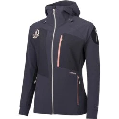 TERNUA DEMINA HARD HOOD JKT W WHALES GREY/FRESH DUBARRY 23