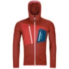ORTOVOX FLEECE GRID HOODY M CLAY ORANGE 23