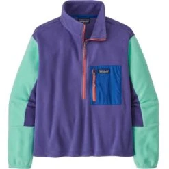 PATAGONIA W'S MICRODINI 1/2 ZIP P/O PERENNIAL PURPLE 23