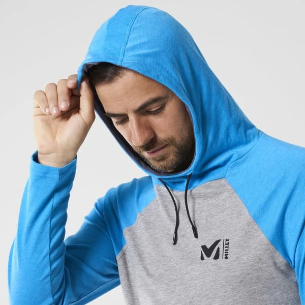 MILLET RED WALL LIGHT HOODIE M H GREY/METHYL BLUE 23 - Image 4