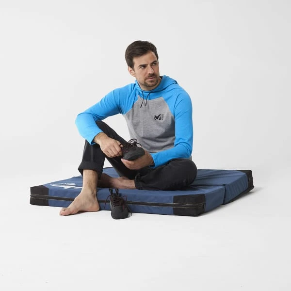 MILLET RED WALL LIGHT HOODIE M H GREY/METHYL BLUE 23 - Image 5