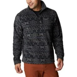 COLUMBIA FAST TREK PRINTED HALF Z BLACK 80S STRIP 23