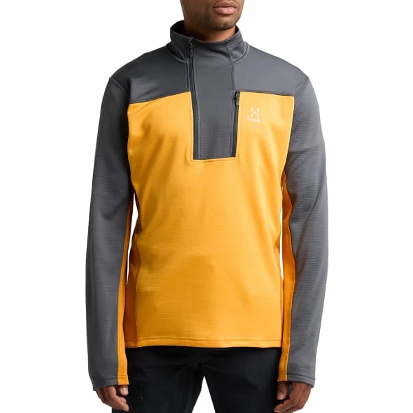 Haglöfs HAGLÖFS ROC FLASH MID HALFZIP M MAGNETITE/SUNNY YELLOW 23 - Image 3