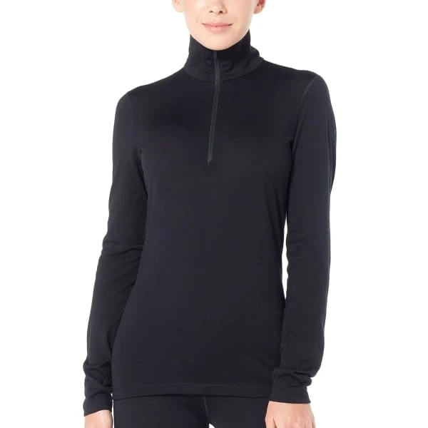ICEBREAKER MERINO 200 OASIS LS HALF ZIP W BLACK 23 - Image 2