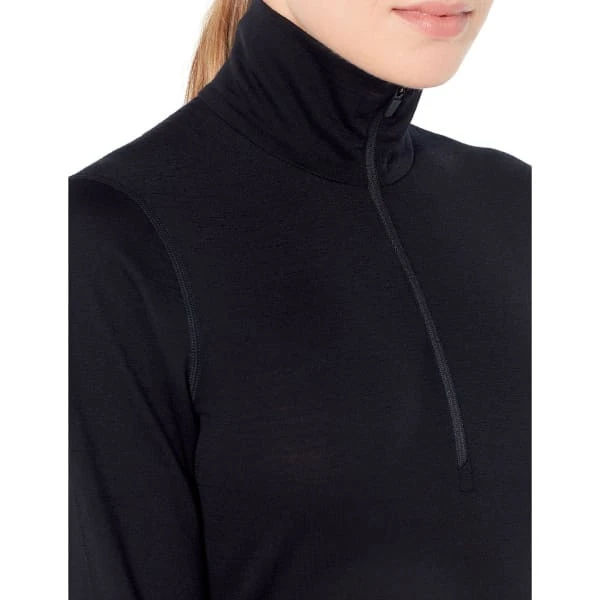 ICEBREAKER MERINO 200 OASIS LS HALF ZIP W BLACK 23 - Image 5