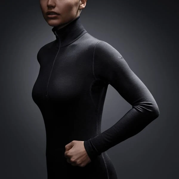 ICEBREAKER MERINO 200 OASIS LS HALF ZIP W BLACK 23 - Image 6