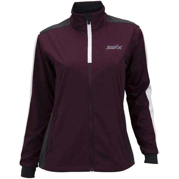 SWIX CROSS JACKET WOMEN DARK AUBERGINE 22