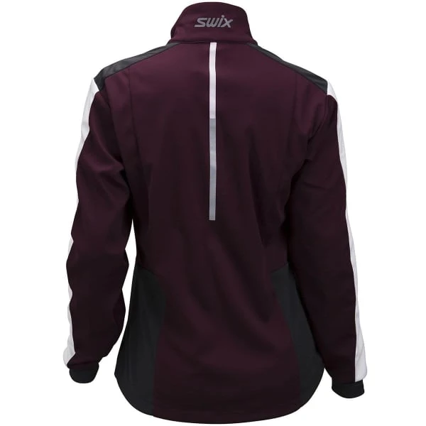 SWIX CROSS JACKET WOMEN DARK AUBERGINE 22 - Image 2