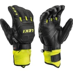 LEKI GANTS WC RACE FLEX SS NOIR/JAUNE 23