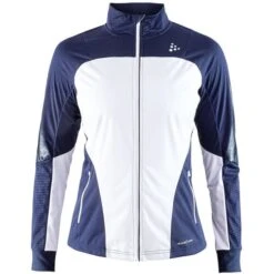 CRAFT SHARP JKT DE SKI DE FOND WS BLANC MARINE 20