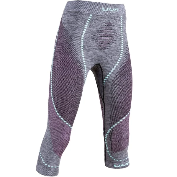 UYN LADY AMBITYON UW PANTS MEDIUM MELANGE BLACK MELANGE/PINK/AQUA 22 - Image 3