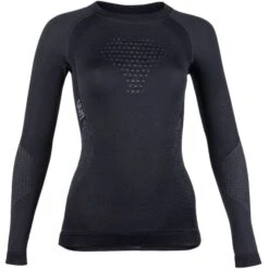 UYN LADY FUSYON UW SHIRT LG SL BLACK/ANTHRACITE/ANTHRACITE 22