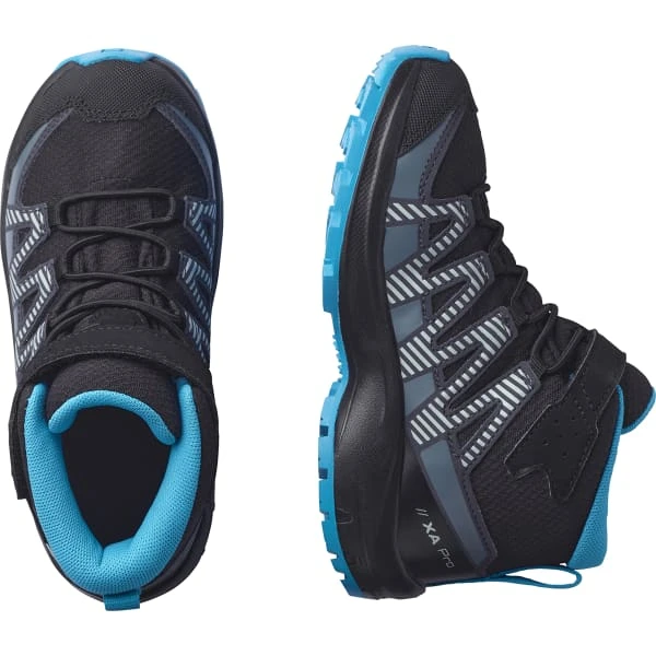 SALOMON XA PRO V8 MID CSWP K BLACK/MONUMENT/HAWAIIAN OCEAN 22 - Image 5