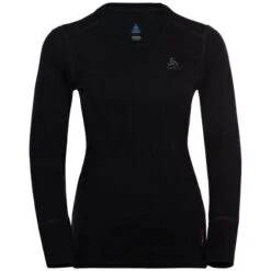 ODLO MERINO 260 BL TOP CREW NECK L/S W BLACK 23