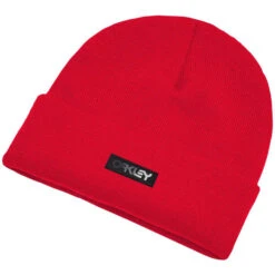 OAKLEY B1B GRADIENT PATCH BEANIE RED LINE 22