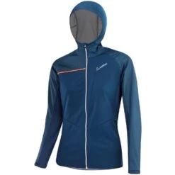 Loeffler LÖFFLER W HOODED JACKET WS LIGHT DEEP WATER 22